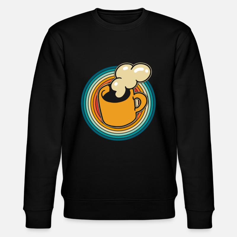 Coffee Cafe - Stanley/Stella CHANGER Unisex Organic Sweatshirt - black
