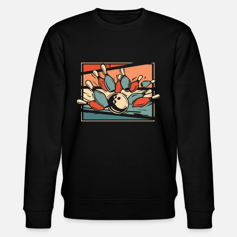 Bowling Bowlen Bowler - Sweat bio CHANGER Stanley/Stella Unisexe - noir