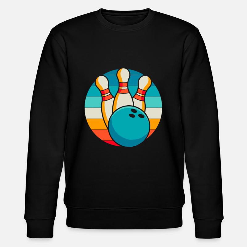 Bowling Bowlen Bowler - Sweat bio CHANGER Stanley/Stella Unisexe - noir