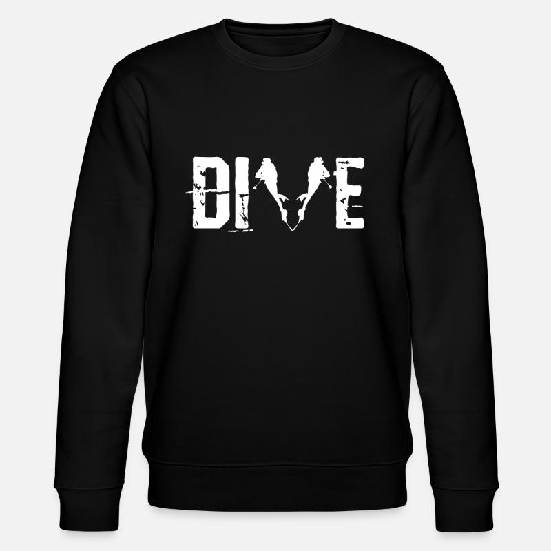 Dive Divers Diving underwater - Stanley/Stella CHANGER Unisex Organic Sweatshirt - black