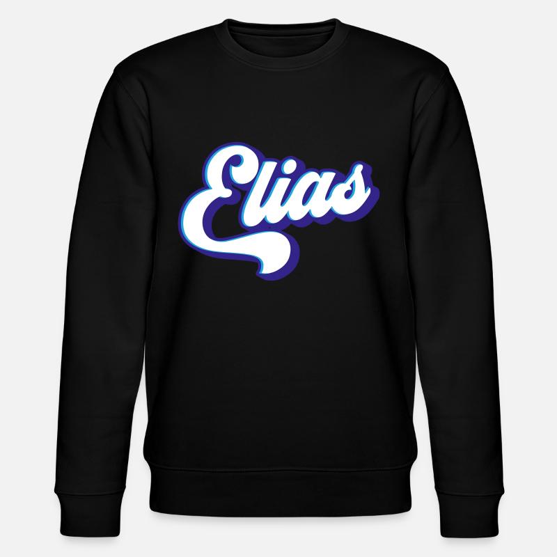 Elias | Farben änderbar - Stanley/Stella Unisex Bio-Sweatshirt CHANGER  - Schwarz