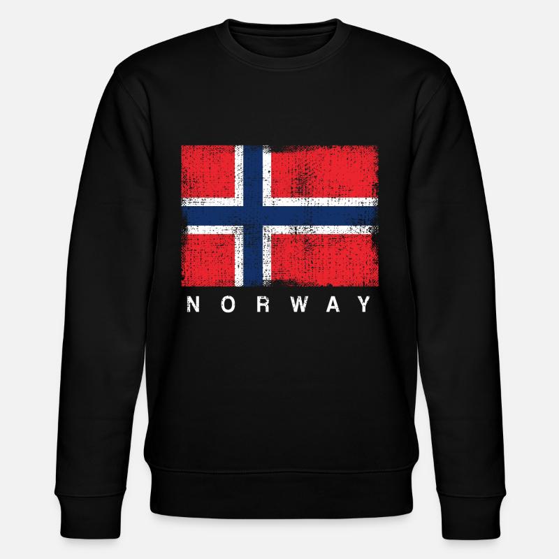 Drapeau norvégien - Sweat bio CHANGER Stanley/Stella Unisexe - noir