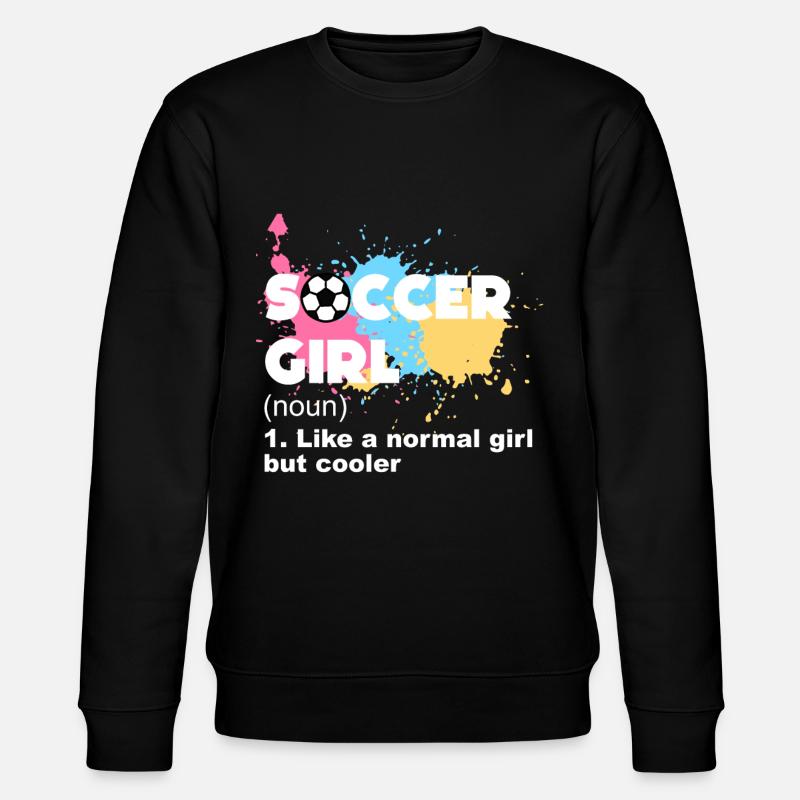 Soccer Filles - Sweat bio CHANGER Stanley/Stella Unisexe - noir