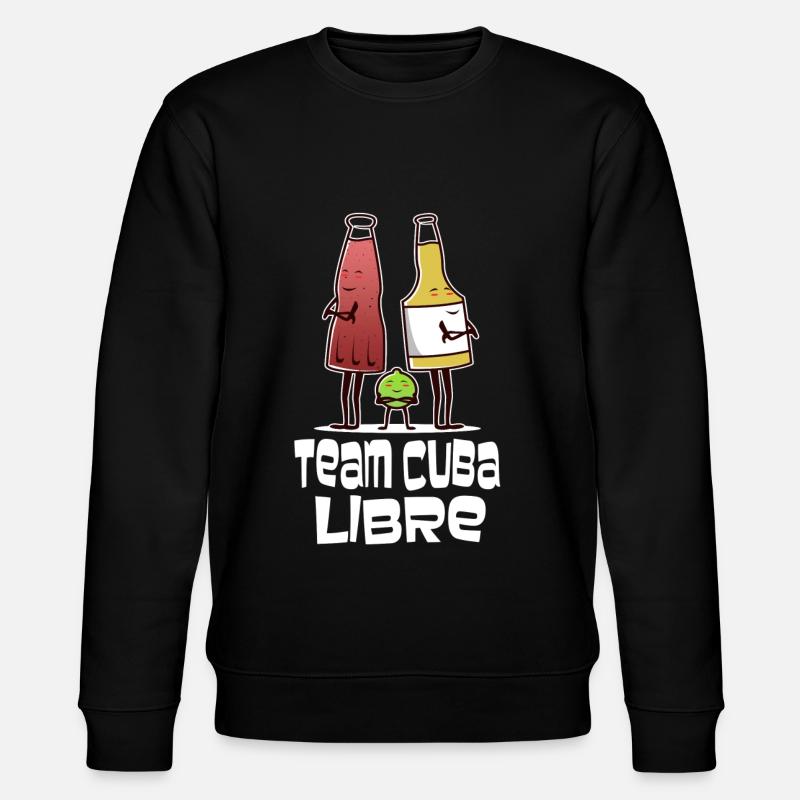 Cocktail Team Cuba Libre - Stanley/Stella Unisex Bio-Sweatshirt CHANGER  - Schwarz