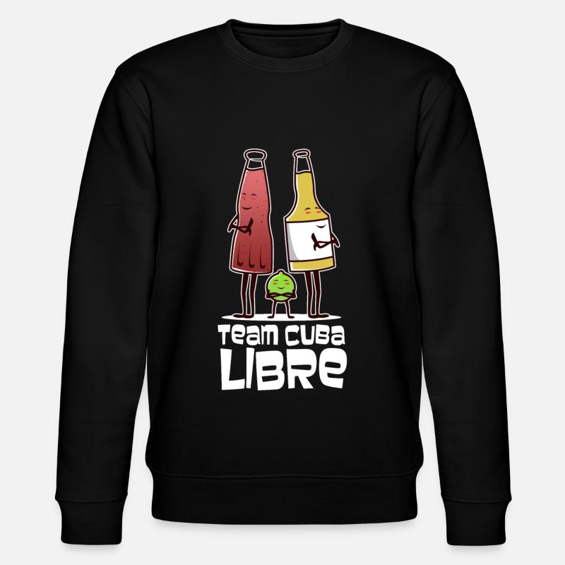 Cocktail Team Cuba Libre - Stanley/Stella Unisex Bio-Sweatshirt CHANGER  - Schwarz