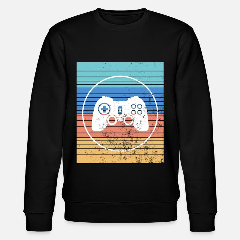 Videospiele Kontroller - Stanley/Stella Unisex Bio-Sweatshirt CHANGER  - Schwarz