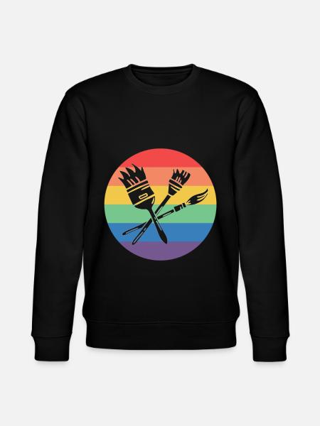 painter - Stanley/Stella CHANGER Unisex Organic Sweatshirt - black