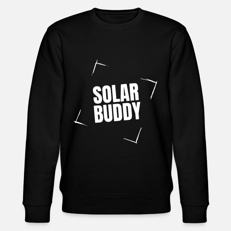 Solar Buddy - Stanley/Stella Unisex Bio-Sweatshirt CHANGER  - Schwarz