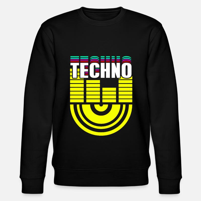 Techno - Stanley/Stella CHANGER Unisex Organic Sweatshirt - black