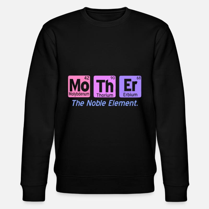Periodensystem - Mutter - Stanley/Stella Unisex Bio-Sweatshirt CHANGER  - Schwarz
