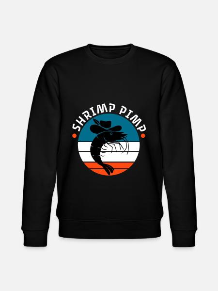 Shrimp Pimp - Stanley/Stella CHANGER Unisex Organic Sweatshirt - black
