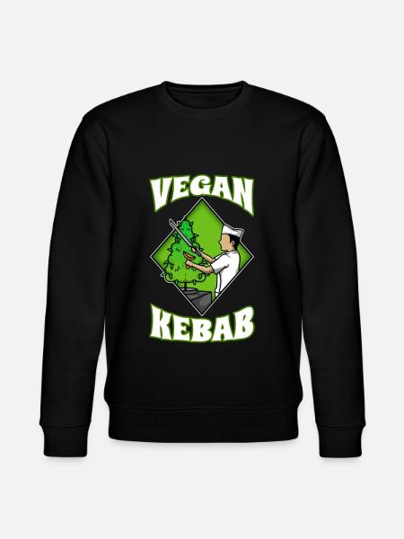 Vegan Kebab Weed - Stanley/Stella Unisex Bio-Sweatshirt CHANGER  - Schwarz