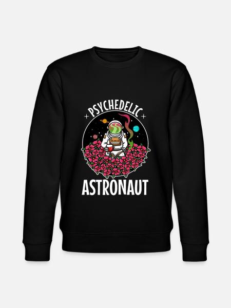 Psychedelic Astronaut - Stanley/Stella CHANGER Unisex Organic Sweatshirt - black