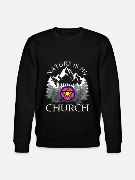 Nature Is My Church - Stanley/Stella CHANGER Unisex Organic Sweatshirt - black