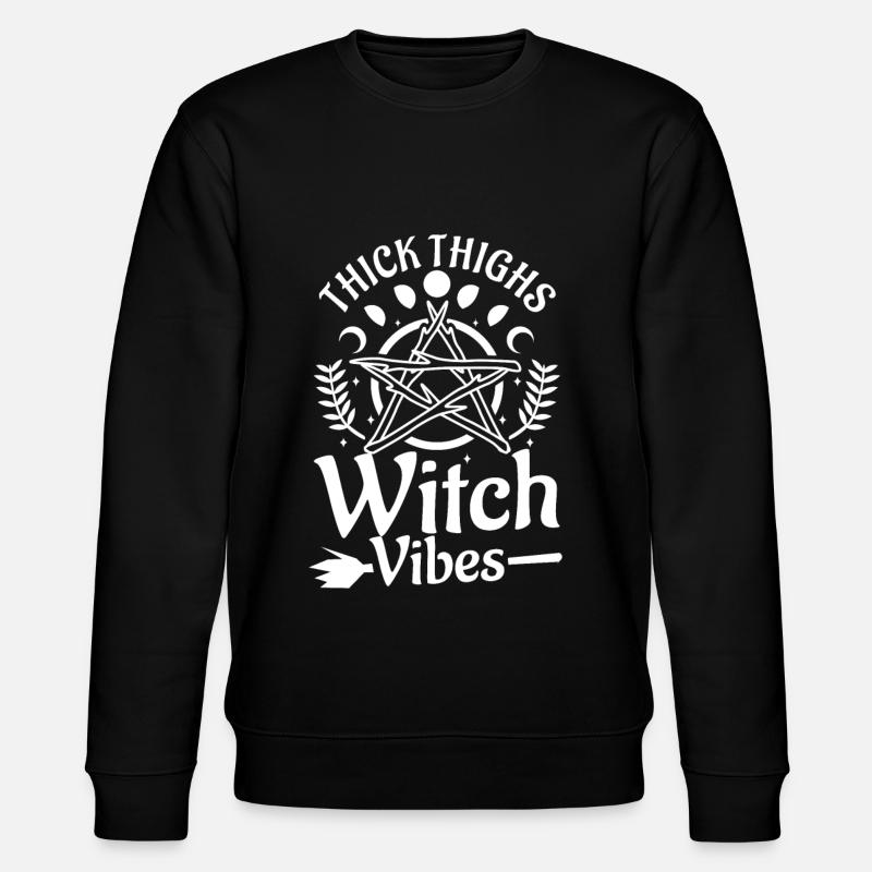 Cuisses épaisses Witch Vibes - Sweat bio CHANGER Stanley/Stella Unisexe - noir