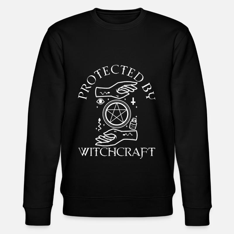 Protected By Witchcraft - Stanley/Stella CHANGER Unisex Organic Sweatshirt - black