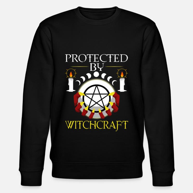 Protected By Witchcraft - Stanley/Stella Unisex Bio-Sweatshirt CHANGER - Schwarz