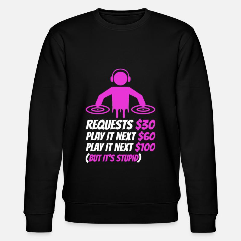 DJ Request - Stanley/Stella Unisex Bio-Sweatshirt CHANGER  - Schwarz