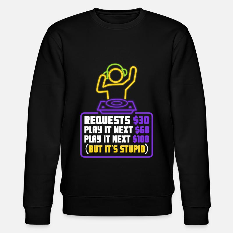DJ Request - Stanley/Stella Unisex Bio-Sweatshirt CHANGER  - Schwarz