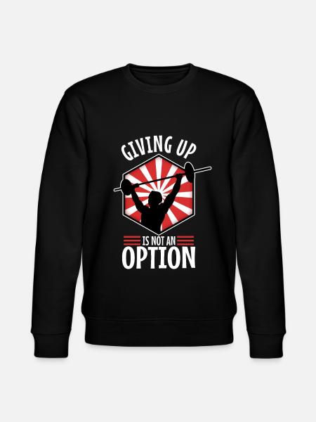 Abandonner n’est pas une option - Sweat bio CHANGER Stanley/Stella Unisexe - noir