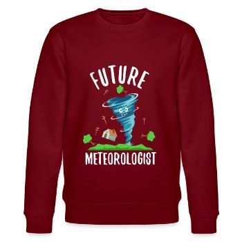 Futur météorologue - Sweat bio CHANGER Stanley/Stella Unisexe - bordeaux - Devant - Nik (191cm) & Marisol (170cm)