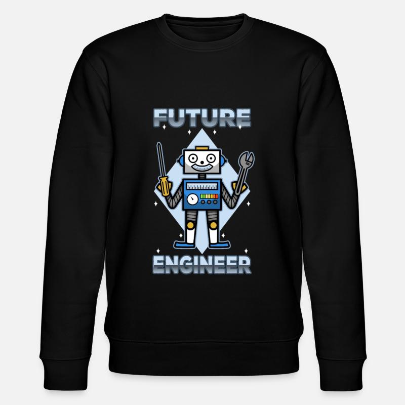 Future Engineer - Stanley/Stella CHANGER Unisex Organic Sweatshirt - black