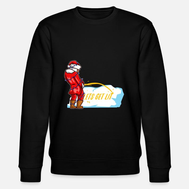 Lets get lit christmas - Stanley/Stella Unisex Bio-Sweatshirt CHANGER  - Schwarz