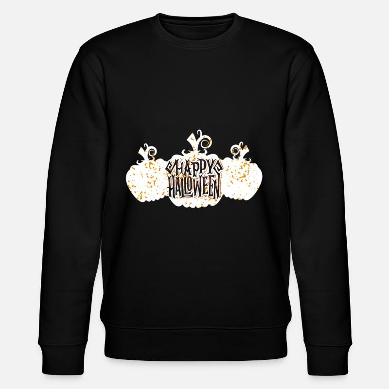 Citrouille d’Halloween - Sweat bio CHANGER Stanley/Stella Unisexe - noir