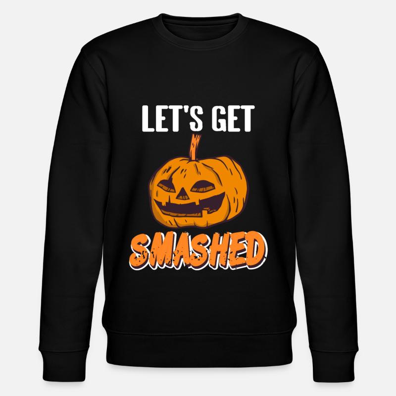 Citrouille d’Halloween - Laissez-vous écraser - Sweat bio CHANGER Stanley/Stella Unisexe - noir