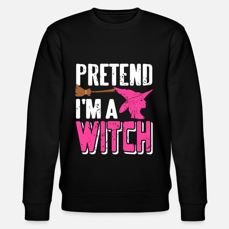 Hexe - Pretend Im a Witch - Stanley/Stella CHANGER Unisex Organic Sweatshirt - black