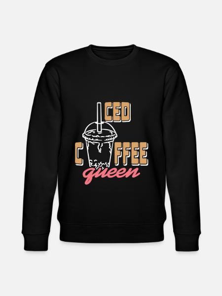 Iced Coffee queen - Stanley/Stella CHANGER Unisex Organic Sweatshirt - black