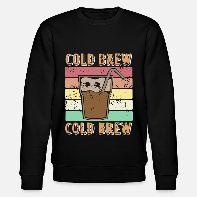 Eiskaffee - Cold Brew - Stanley/Stella Unisex Bio-Sweatshirt CHANGER  - Schwarz
