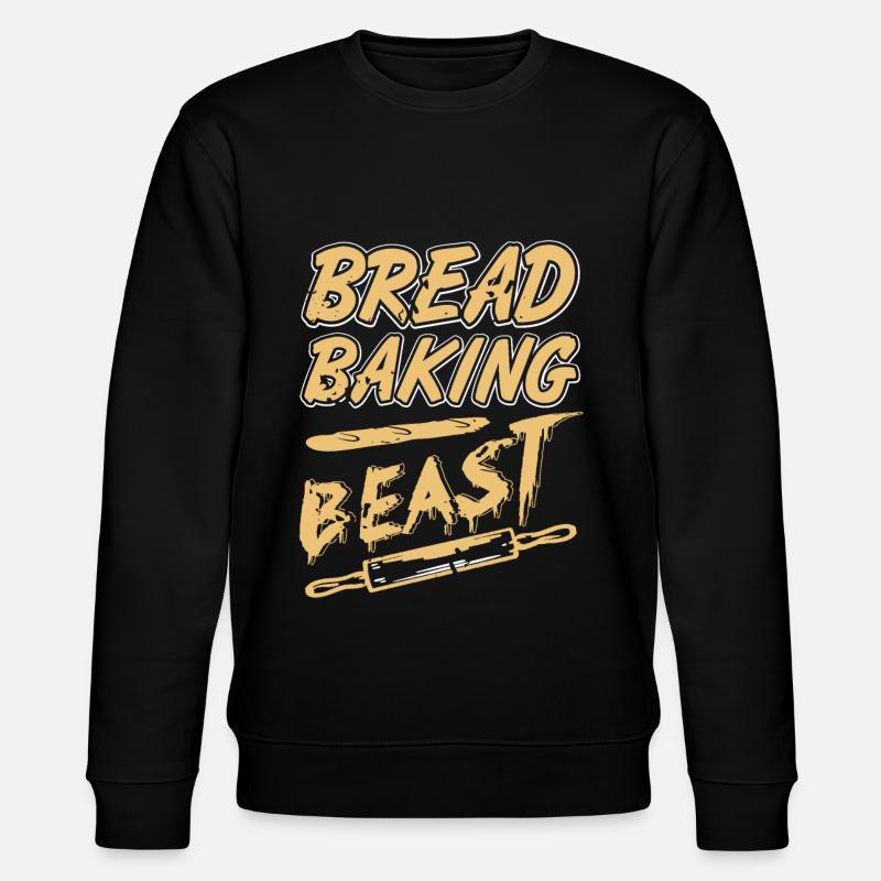 Bread baker beast - Stanley/Stella CHANGER Unisex Organic Sweatshirt - black