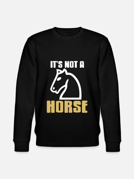 Schach - Its not a Horse - Stanley/Stella CHANGER Unisex Organic Sweatshirt - black