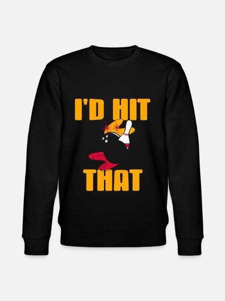 Bowling - Id hit That - Stanley/Stella CHANGER Unisex Organic Sweatshirt - black