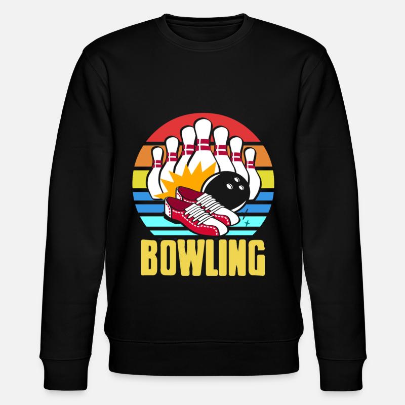 Bowling Kugel Team - Stanley/Stella Unisex Bio-Sweatshirt CHANGER  - Schwarz