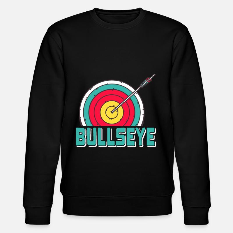 Pull and shoot - Bullseye - Stanley/Stella CHANGER Unisex Organic Sweatshirt - black