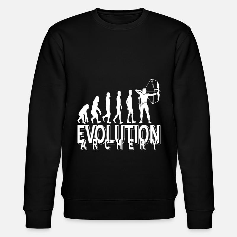 Evolution Archer - Stanley/Stella CHANGER Unisex Organic Sweatshirt - black
