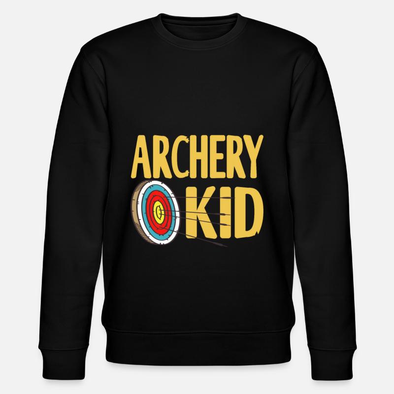 Bogenschütze - Archery Kid - Stanley/Stella Unisex Bio-Sweatshirt CHANGER  - Schwarz