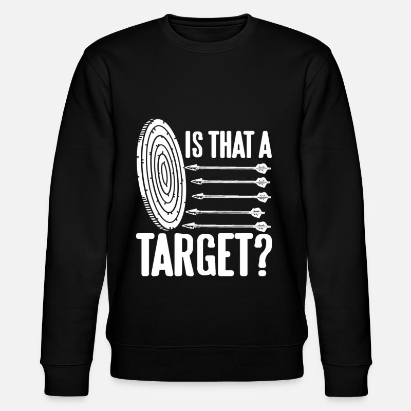 Bogenschütze - Is that a Target? - Stanley/Stella Unisex Bio-Sweatshirt CHANGER  - Schwarz