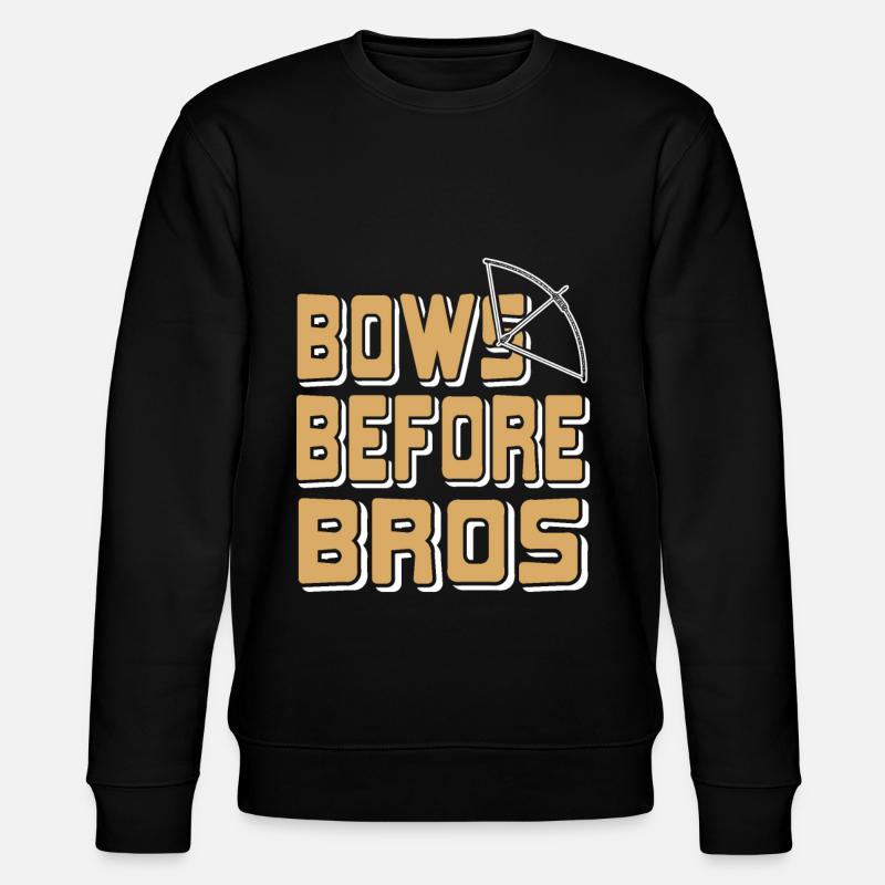 Archer - Bows before Bros - Sweat bio CHANGER Stanley/Stella Unisexe - noir