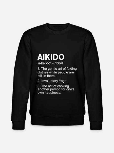 Aikido explanation funny - Stanley/Stella CHANGER Unisex Organic Sweatshirt - black