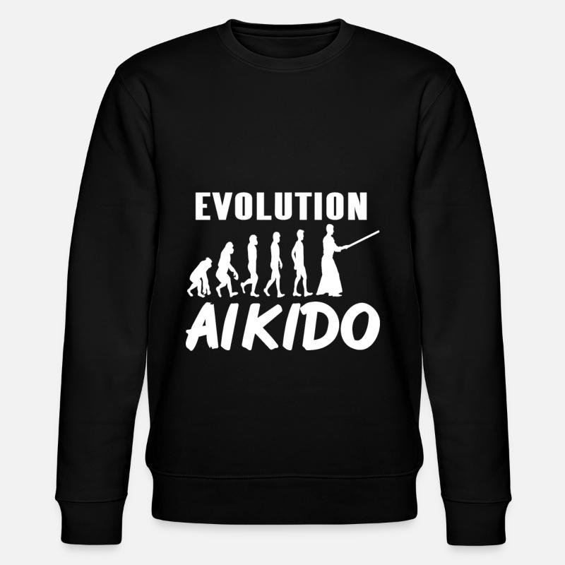 Aïkido Evolution - Sweat bio CHANGER Stanley/Stella Unisexe - noir