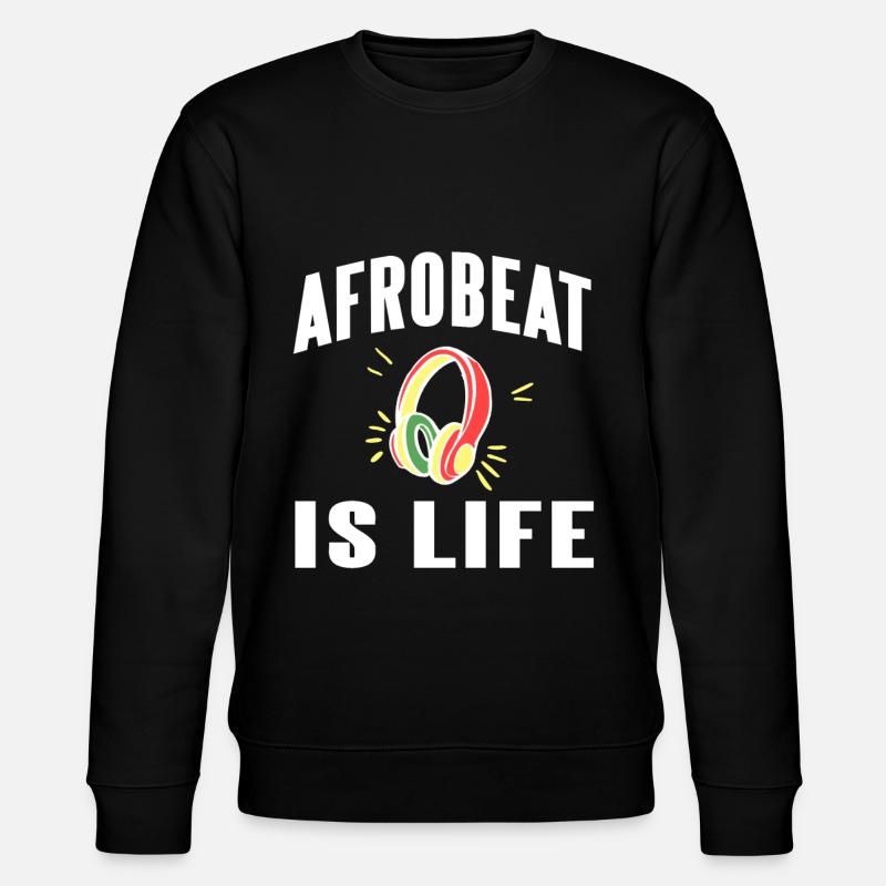 Arobeat is life - Stanley/Stella CHANGER Unisex Organic Sweatshirt - black
