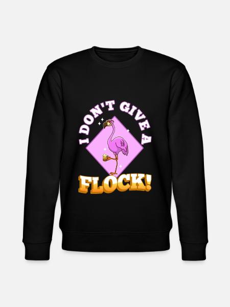 I don't give a flock - Stanley/Stella CHANGER Unisex Organic Sweatshirt - black
