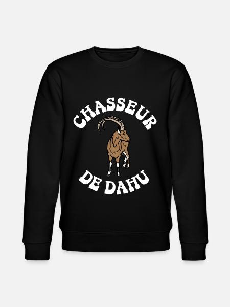 chasseur de dahu - Sweat bio CHANGER Stanley/Stella Unisexe - noir