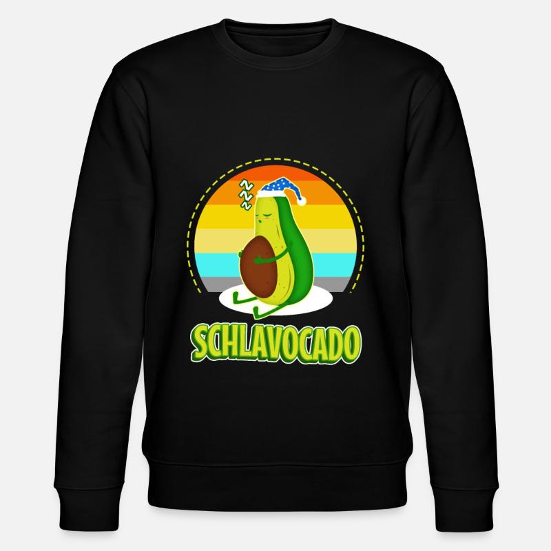 Schlavocado - Stanley/Stella Unisex Bio-Sweatshirt CHANGER - Schwarz