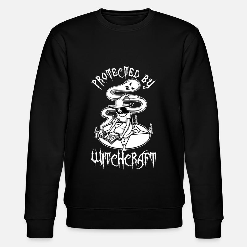 Protected By Witchcraft - Stanley/Stella Unisex Bio-Sweatshirt CHANGER  - Schwarz