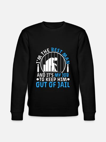 Im the best man - Stanley/Stella CHANGER Unisex Organic Sweatshirt - black