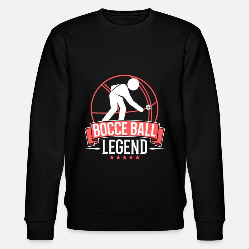 Bocce ball legend - Stanley/Stella CHANGER Unisex Organic Sweatshirt - black
